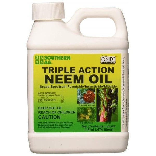 Southern Ag 8722 1 Pint Triple Action Organic Neem Oil - Pack of 12 8722 - main